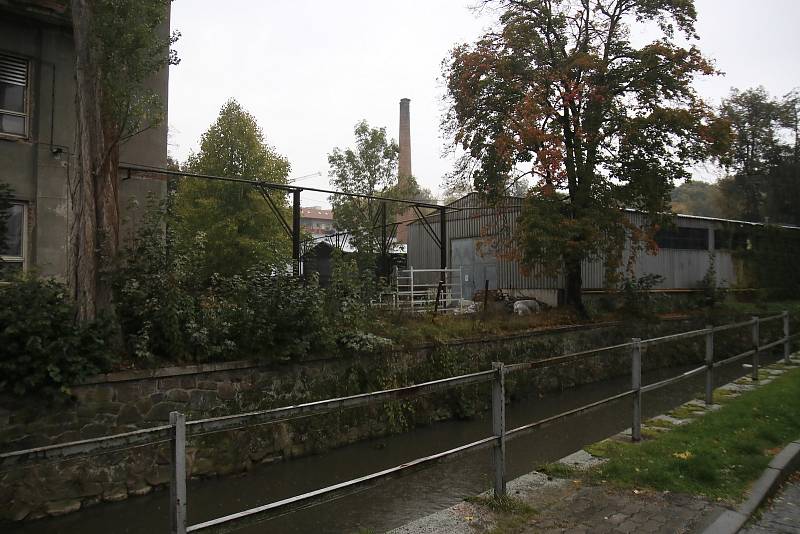 Průmyslová zóna v Pelhřimově, ulice U Prostředního mlýna.