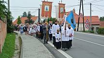 Pouť sv. JIljí obcí z farnosti Ruda, Jabloňov a Březejc