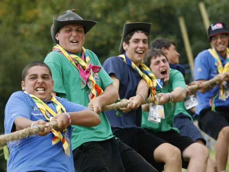 Výstava fotek z celosvětového setkání skautů a skautek jamboree