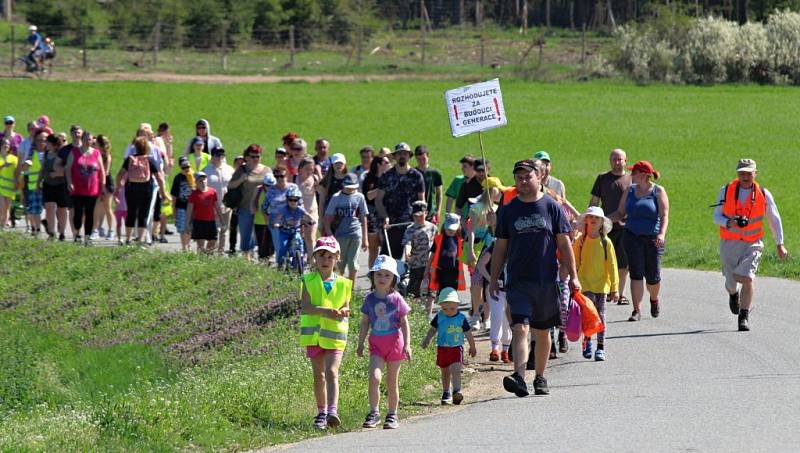 Den proti úložišti v lokalitě Na Skalním na Třebíčsku.