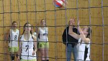 Jubilejní, již 10. ročník Srovnávací soutěže sportovních středisek v minivolejbale dívek proběhl v pátek 14. května v Třebíči.