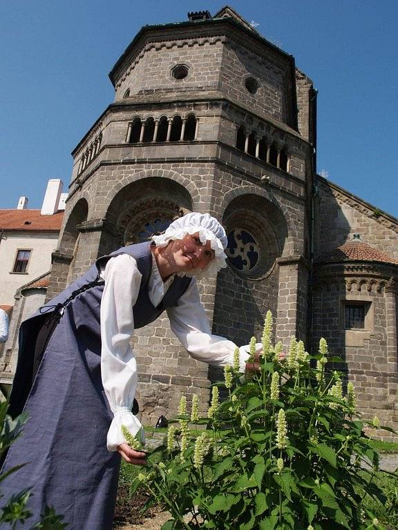 Památka UNESCO nabízí farskou zahrádku.