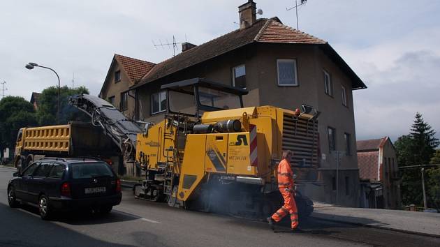 Začala rekonstrukce průtahu Třebíčí.