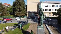 Socha Tomáše Garrigua Masaryka bude restaurována v Brně.