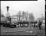 Hasiči z Naloučan jsou zachyceni na jednom ze snímků brněnského fotografa Romana France, které se dostaly až do sbírek Kongresové knihovny ve Washingtonu.