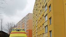 Hořelo na sídlišti Hájek v Třebíči v paneláku v ulici Marie Majerové.
