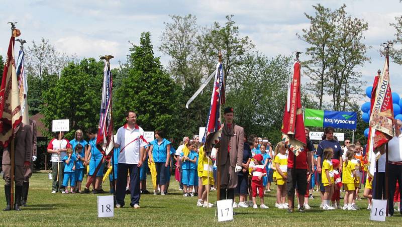 Krajský sokolský slet v Třebíči v roce 2012.