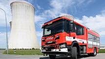 Dukovanští hasiči zasahují v okolí elektrárny průměrně čtyřicetkrát za rok.
