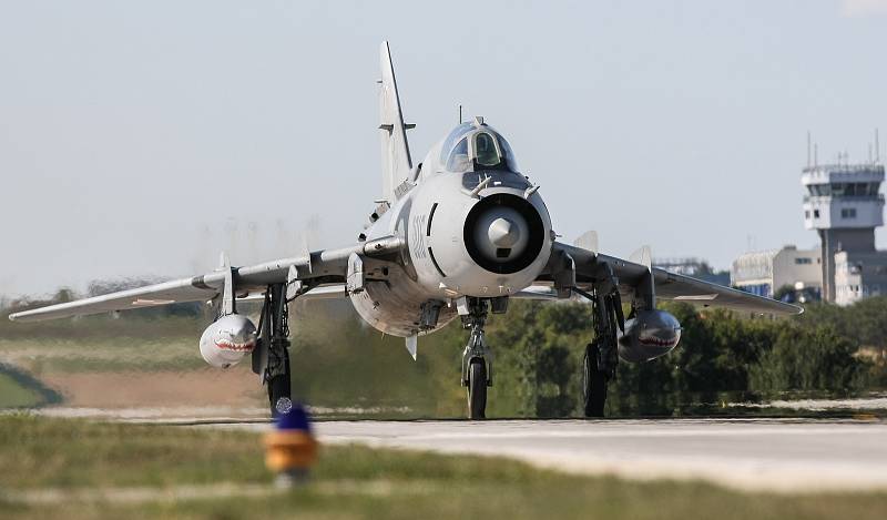 Polské letouny Su-22M3 přiletěly 23. srpna na letiště v Náměšti nad Oslavou. V ČR se zapojí do mezinárodního leteckého cvičení Ample Strike 2017.