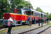 vlak v neděli poprvé vyjel z Moravských Budějovic do Jemnice.