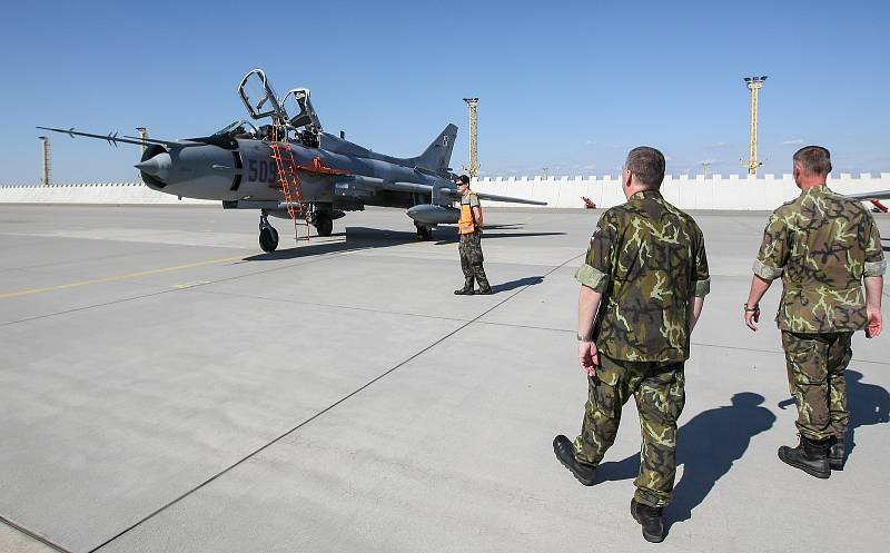 Polské letouny Su-22M3 přiletěly 23. srpna na letiště v Náměšti nad Oslavou. V ČR se zapojí do mezinárodního leteckého cvičení Ample Strike 2017.