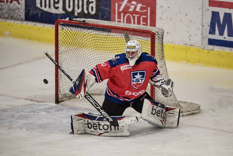 Ve čtvrtém čtvrtfinále play-off Chance ligy vyhráli třebíčští hokejisté v Přerově 3:2 po samostatných nájezdech a mohou se chystat na semifinálový souboj se Zlínem.