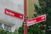 Nerudova ulice v Třebíči