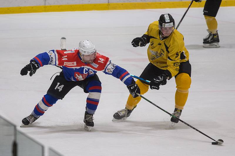 Hokejové utkání mezi MB hokej a HC Chotěboř.