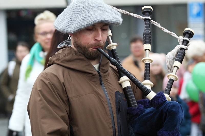 Festival svatého Patrika v Třebíči.