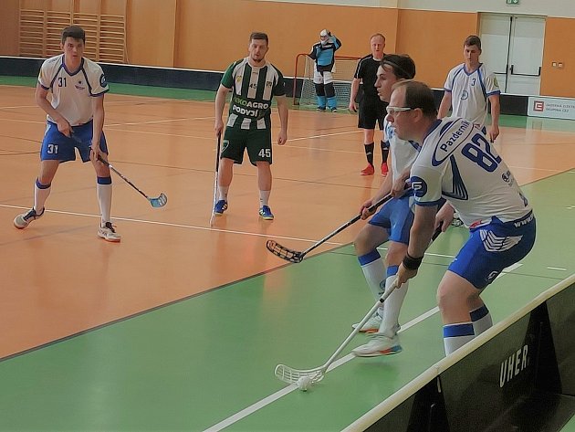 Krajské derby patřilo třebíčským Sniperům, gólem last minute rozhodl Korba