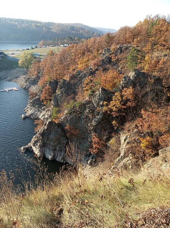 Podzim na Dalešické přehradě a okolí