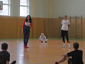 Žáci ZŠ Třebíč – Horka-Domky absolvovali pod vedením bývalých úspěšných reprezentantek Šárky Kašpárkové a Ivany Večeřové Olympijský trénink.
