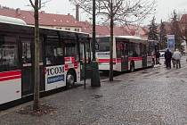 Hromadná autobusová doprava v Třebíči, ilustrační foto.