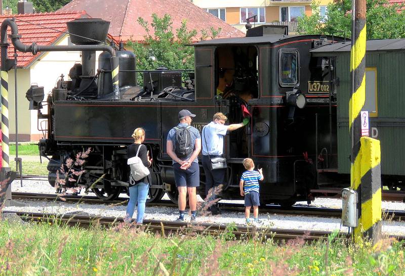 Jízda parním vlakem v Kamenici nad Lipou