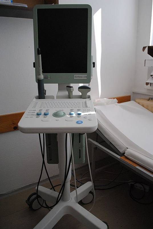 Nové ultrazvukové diagnostické přístroje v třebíčské nemocnici.