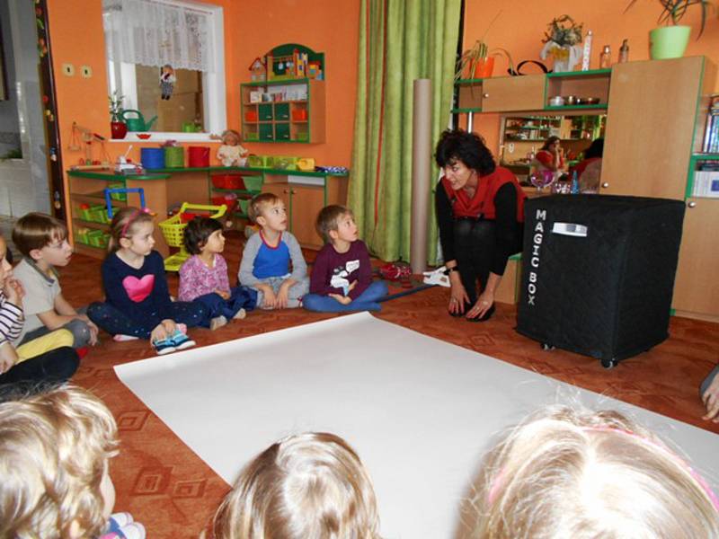 Mateřská škola Benešova v Třebíči pořídila pro děti interaktivní MagicBox.  Foto: Zuzana Jará