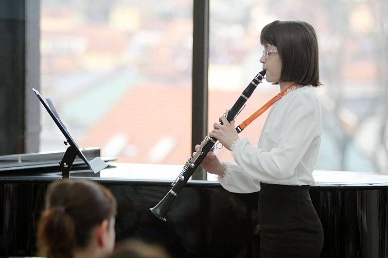 Koncert dechového oddělení Základní umělecké školy v Třebíči