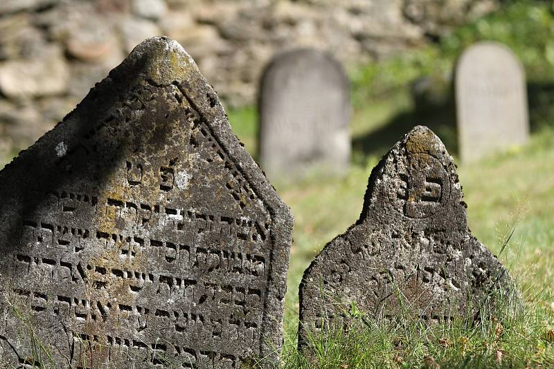 Student hebraistiky Tobiáš Smolík provedl zájemce historií třebíčského židovského hřbitova.