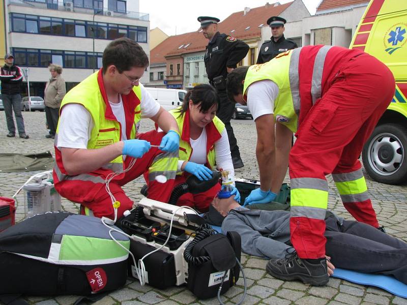 Evropský den záchrany života se uskutečnil na Karlově náměstí. 