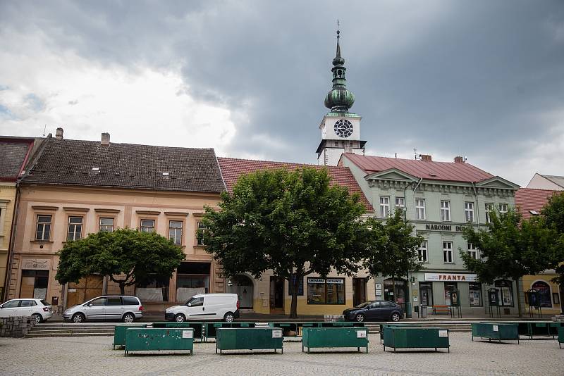 Karlovo náměstí v Třebíči.