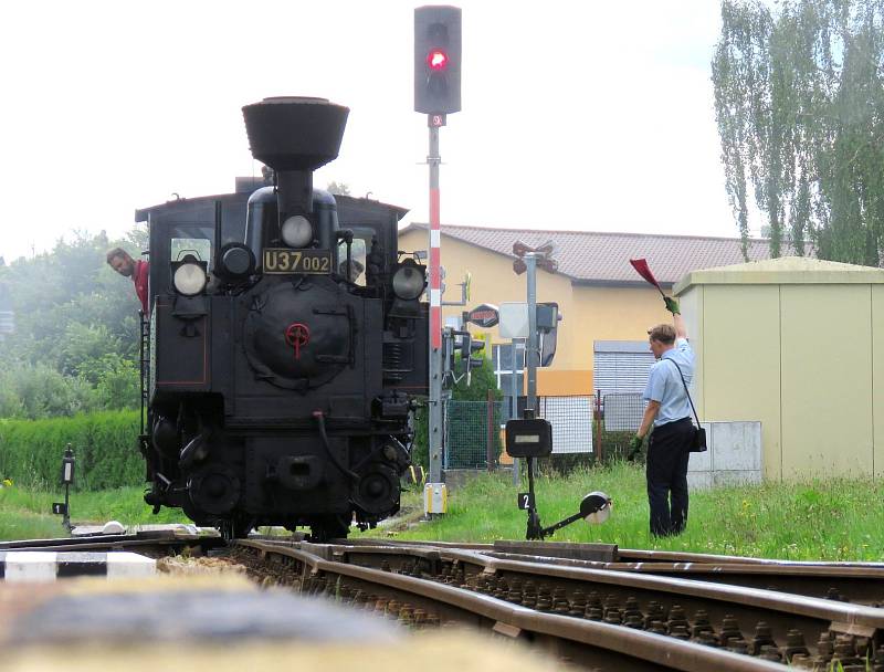 Jízda parním vlakem v Kamenici nad Lipou