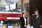 Dobrovolní hasiči v Rudíkově si nechali posvětit nové hasičské auto