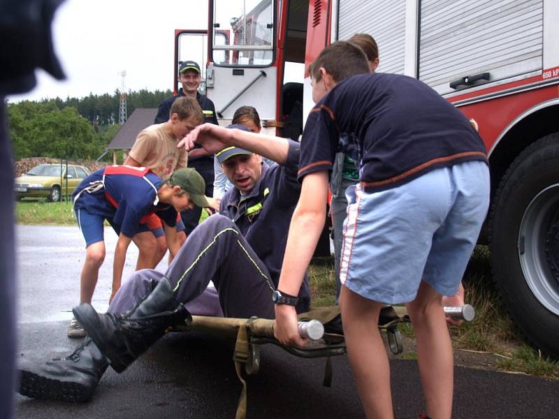 Sportovně branný den v Jemnici.