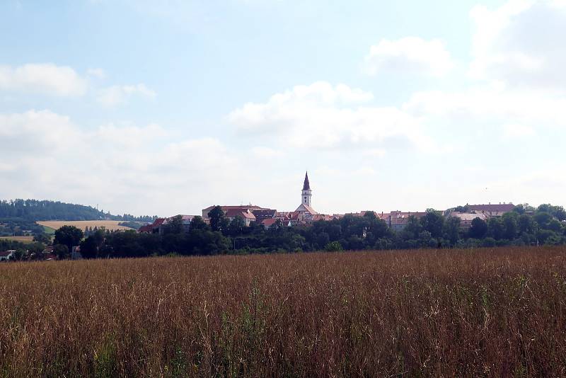 Pohled na Jemnici od západu.