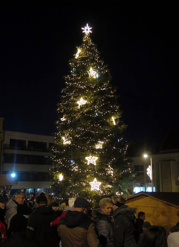 Vánoční strom v Třebíči