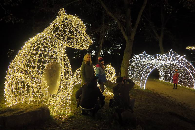 Třebíč přivítala advent. Po celém městě lze najít nejen běžnou vánoční výzdobu, ale i různá svítící zvířata, postavy, na Hrádku je opět i vánoční průchod.