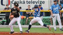 Finále Českého baseballového poháru mezi Nuclears Třebíč a Draci Brno.