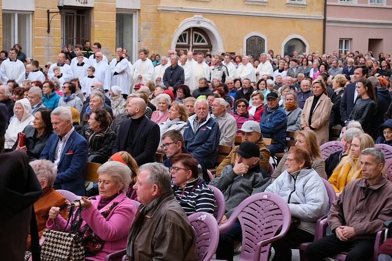 Slavnostní znovuotevření chrámu svaté Markéty v Jaroměřicích nad Rokytnou