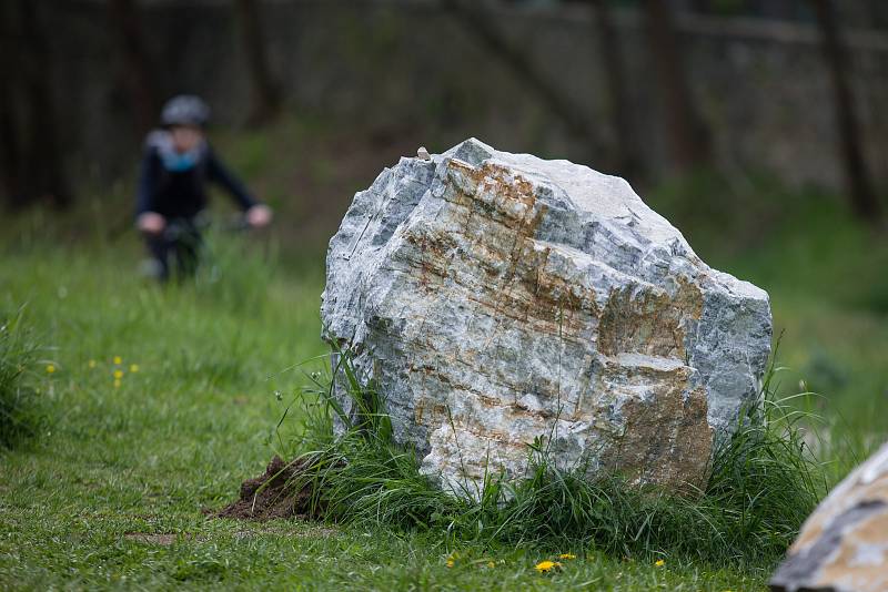 Geoexpozice v Týnském údolí v Třebíči.