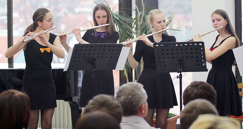 Koncert dechového oddělení Základní umělecké školy v Třebíči