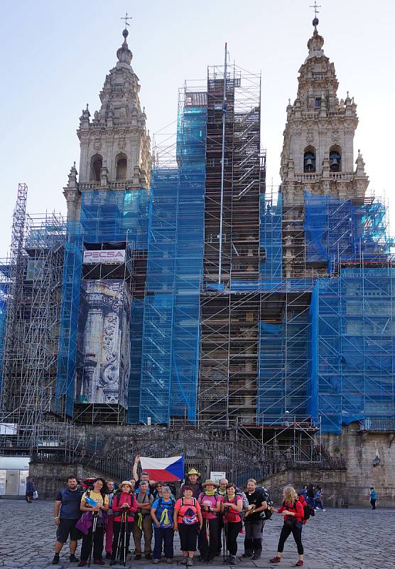 Cesta brtnických poutníků do Santiaga de Compostela.