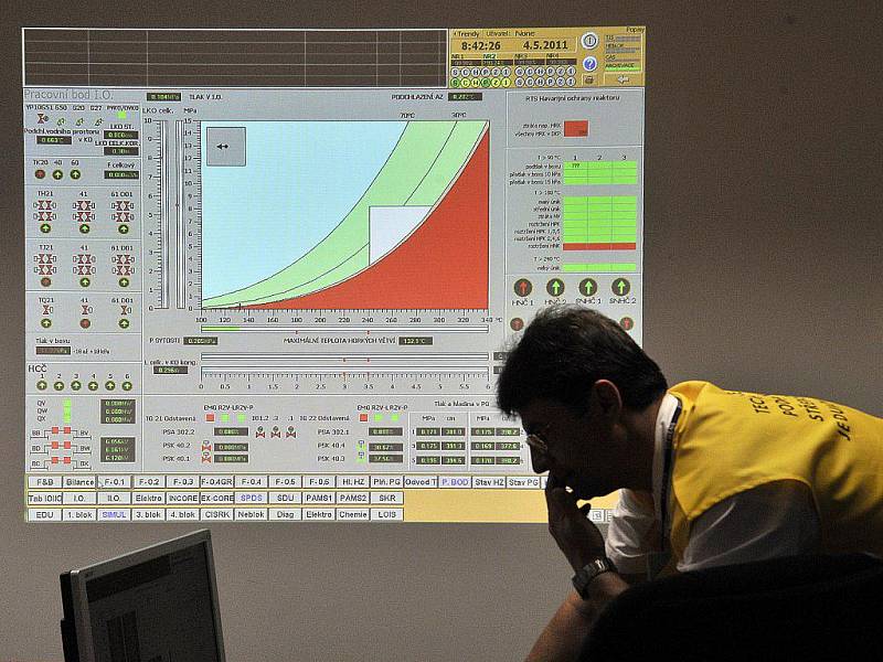 V Jaderné elektrárně Dukovany ve středu energetici nacvičovali zvládnutí vážné havárie jednoho ze čtyř bloků s velkým únikem radioaktivní vody. 