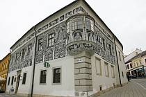 Malovaný dům v Třebíči.
