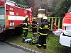 Hasiči z Jaroměřic a Okříšek bojovali s ohněm v Českém Švýcarsku, podívejte se