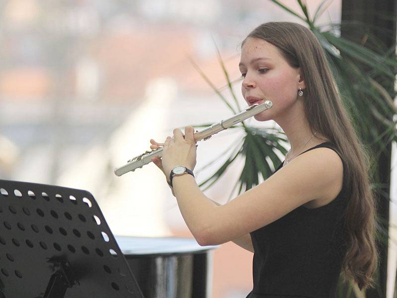 Koncert dechového oddělení Základní umělecké školy v Třebíči