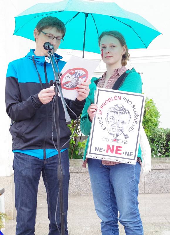 Demonstrace v Moravských Budějovicích