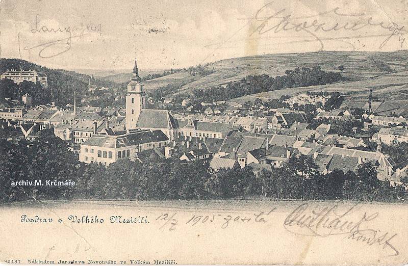 Velké Meziříčí, rok 1905.