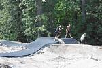 Pumptrack v Jemnici se nachází poblíž autobusového nádraží. Foto: Archiv MěÚ Jemnice