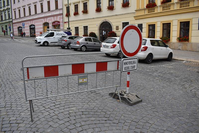 Revitalizace horní strany Karlova náměstí v Třebíči