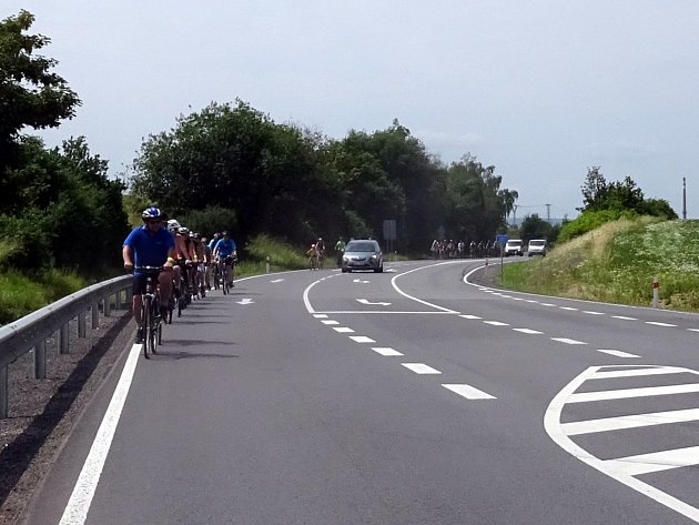 Cyklisté svou jízdou podpořili vybudování cyklostezky do Dukovan